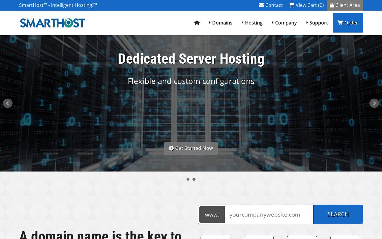 SmartHost 官网截图